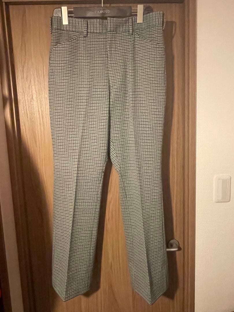 最終　NEAT DRESS 千鳥格子 フレアスラックス