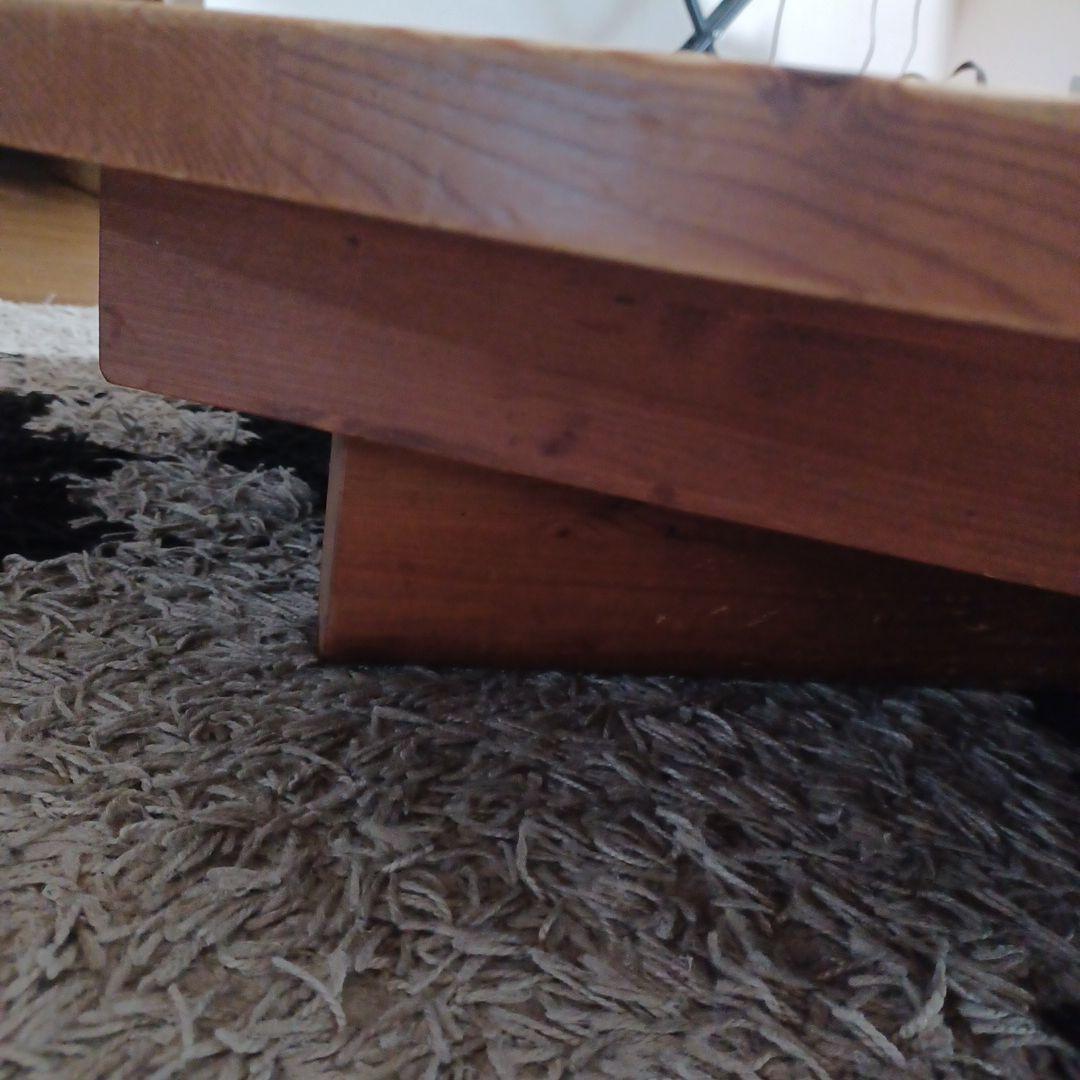 専用 木製楕円形座卓 1200x800x350mm