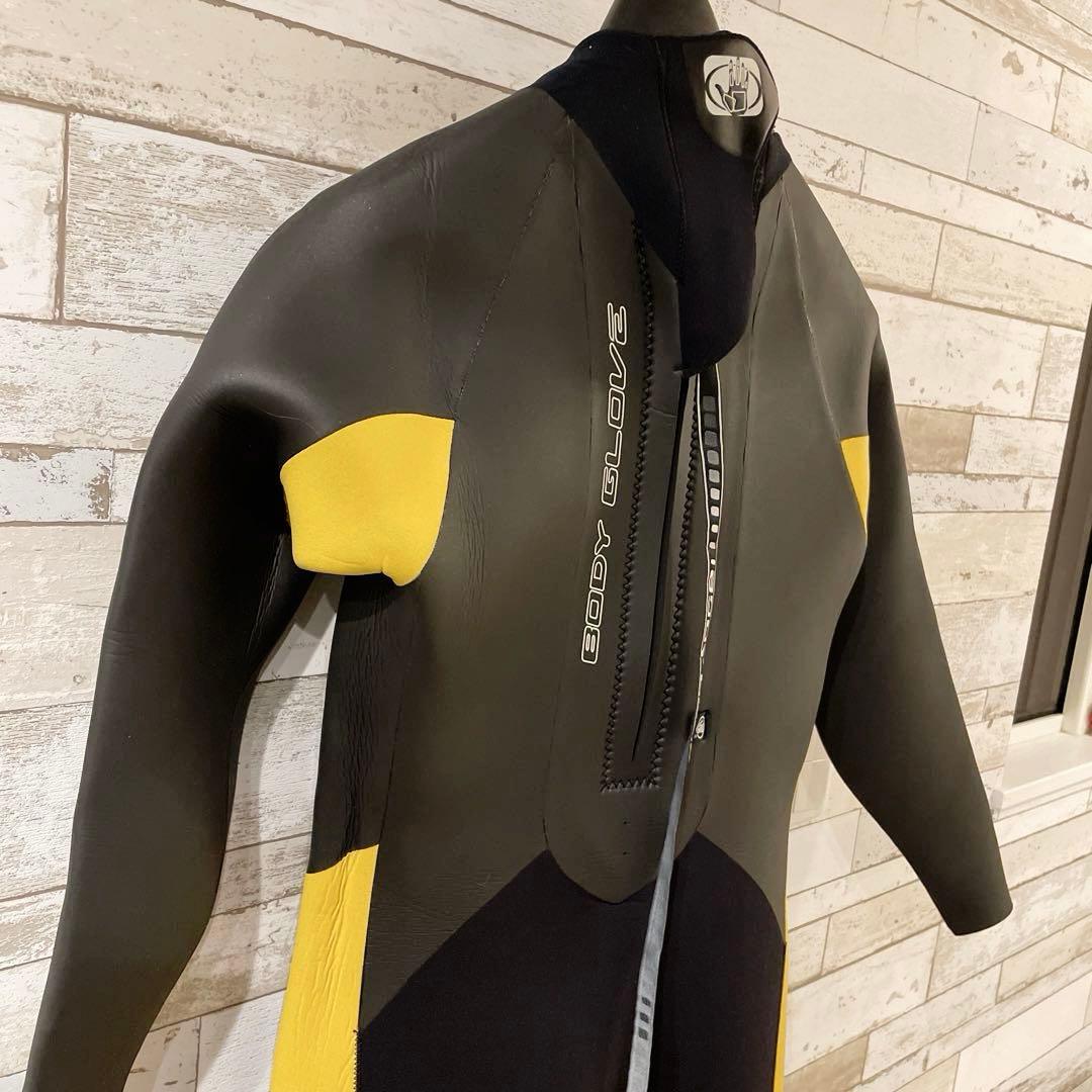 【美品】BODY GLOVE メンズ 165cm 62kg セミドライ 5/3