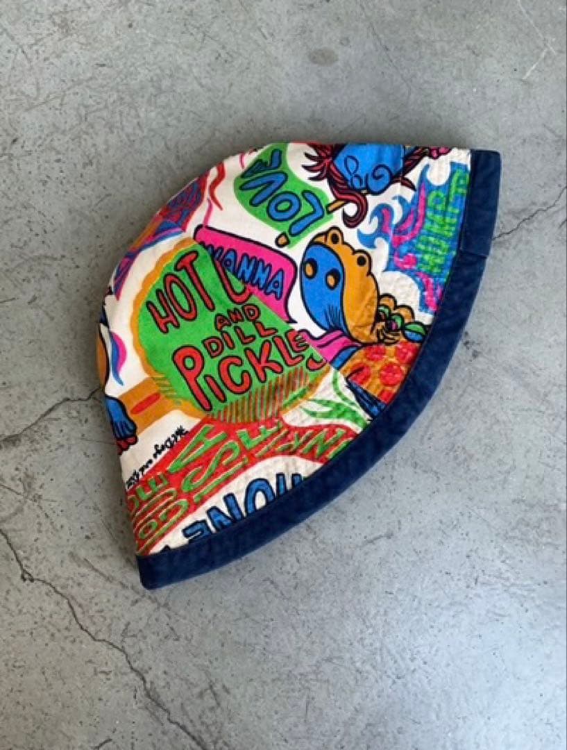 Vintage 60s モンスター柄ハット　ヒッピー