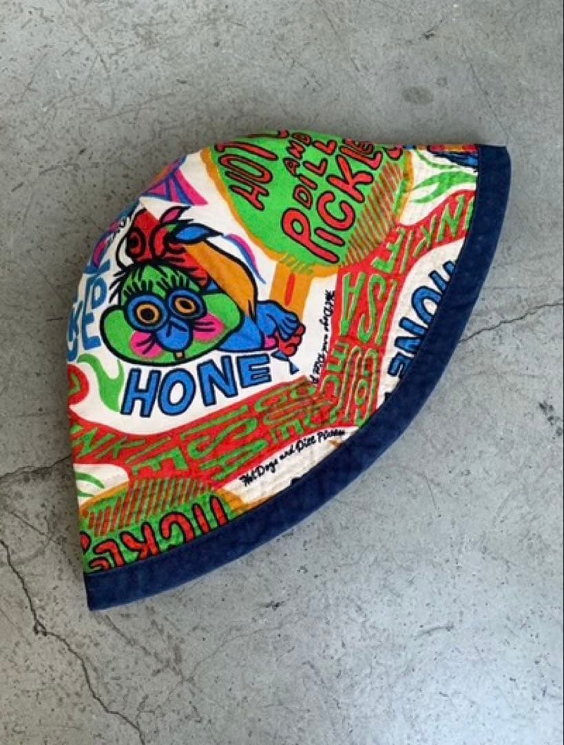 Vintage 60s モンスター柄ハット　ヒッピー