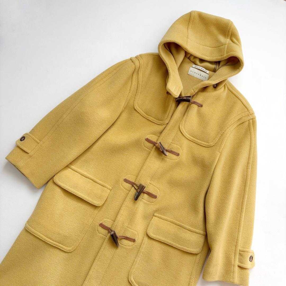 グローバーオール キングストン ダッフルコート ヘリンボーン マスタード 40
