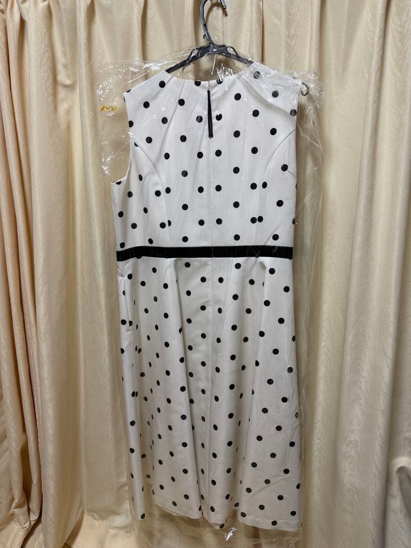 美品⭐︎ ローズティアラ 46 ロングワンピース 可愛い 水玉 ドット