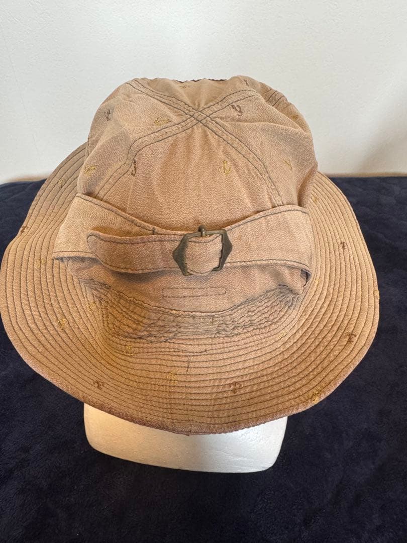 KAPITAL 老人と海ハット シャンブレー バックストラップ付き
