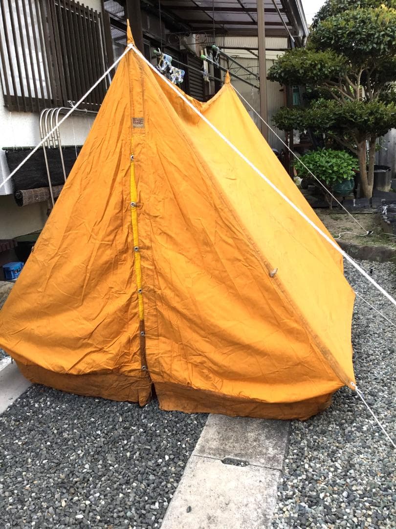 ６０年前の昭和レトロ三角テント２人用