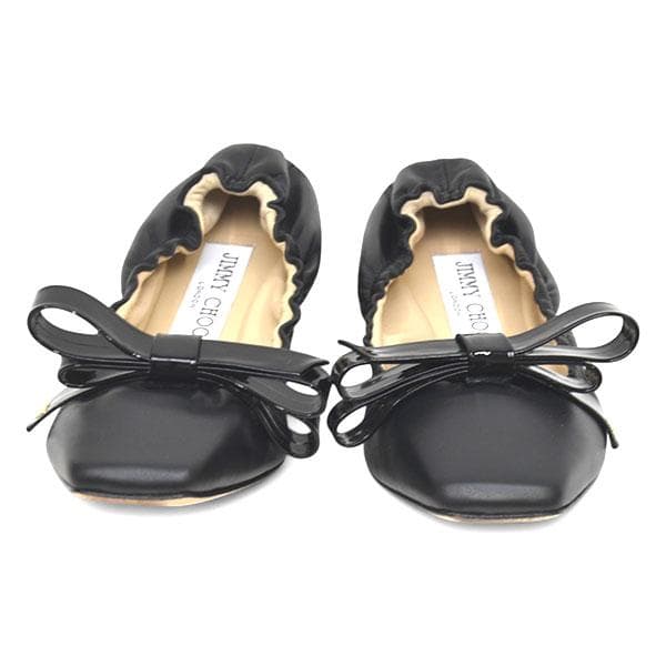 美品❤️ジミーチュウ バレエシューズ 37(約24cm)12800→