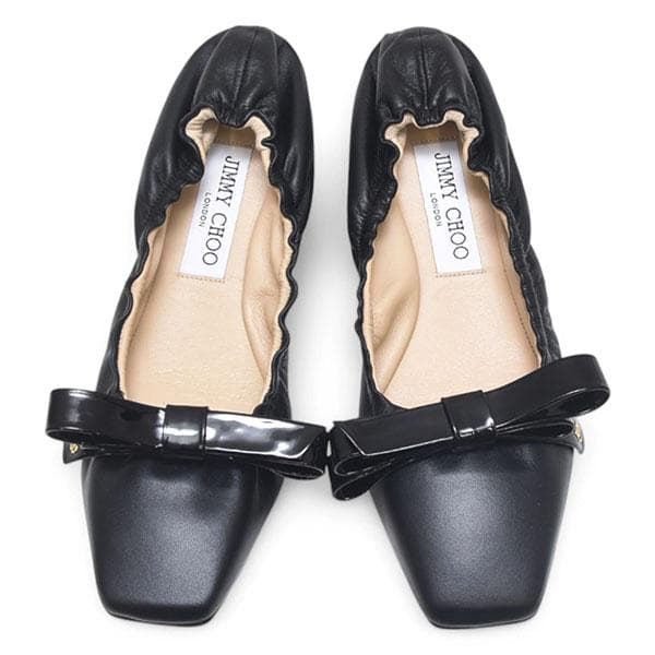 美品❤️ジミーチュウ バレエシューズ 37(約24cm)12800→