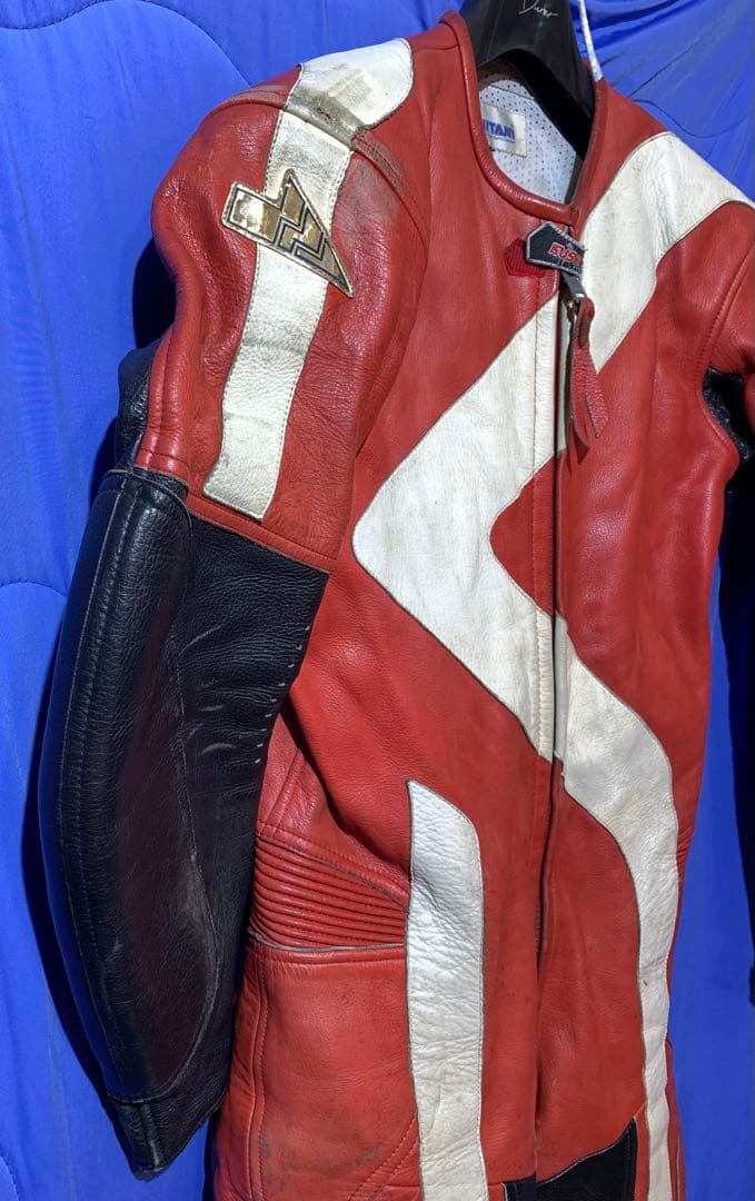 KUSHITANI K-Racing レザー バイクツナギ Lサイズ