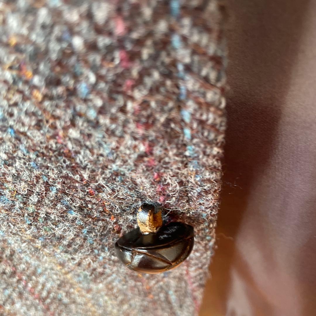 【Fox FIRE製】Harris Tweed テーラードジャケット 肘当て付き