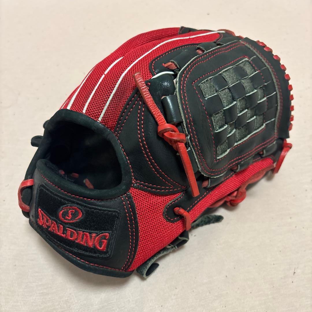SPALDING グローブ レッド/ブラック