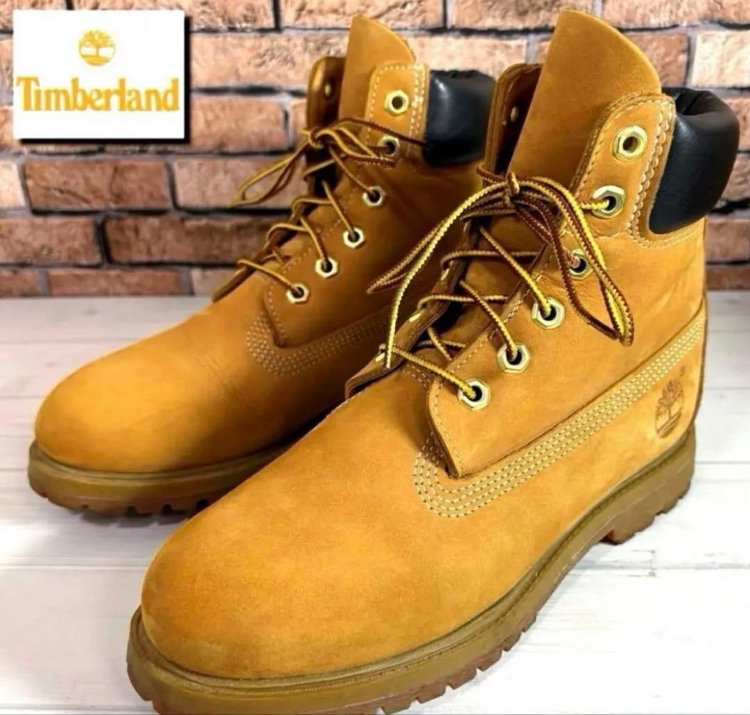 美品■ティンバーランド■6インチ プレミアムブーツ✨10361 イエローブーツ