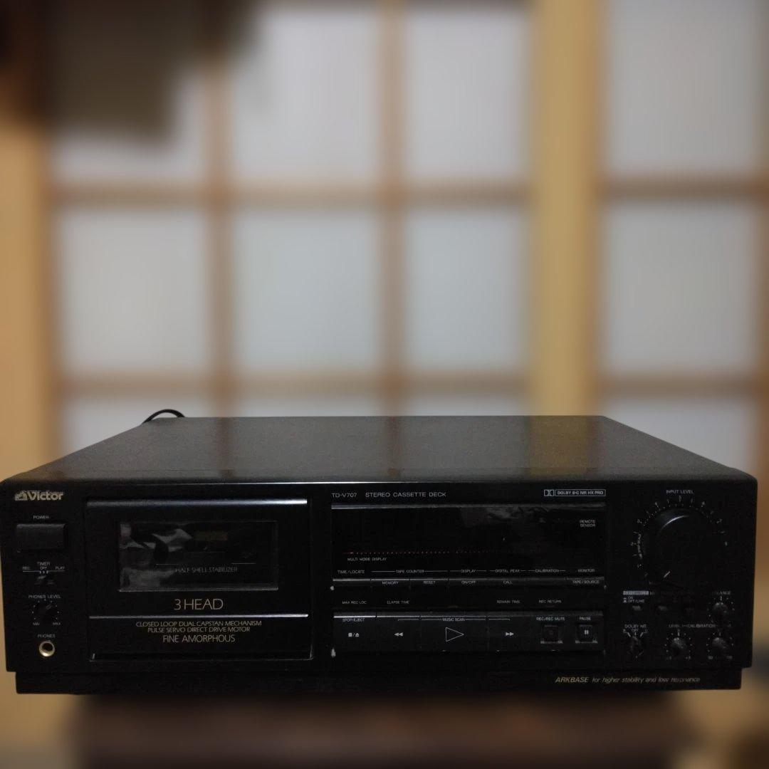 ビクター　ステレオカセットデッキ　TD-V707