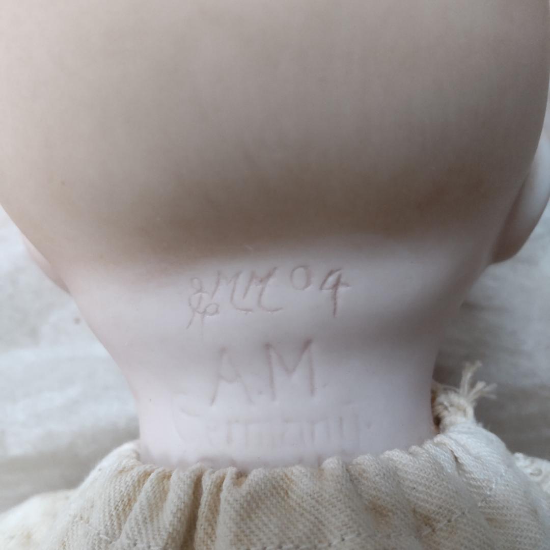 アーモンドマルセルタイプ　ベビードール　アンティーク風　人形　ブロカント　蚤の市