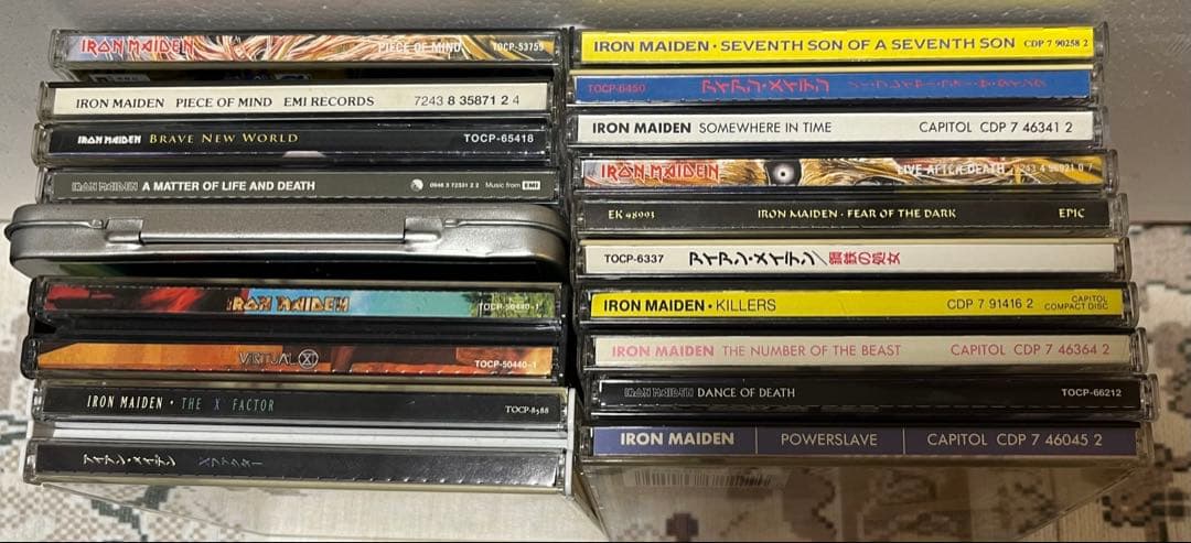 アイアンメイデンCDコレクション 16[+被り1]枚セット