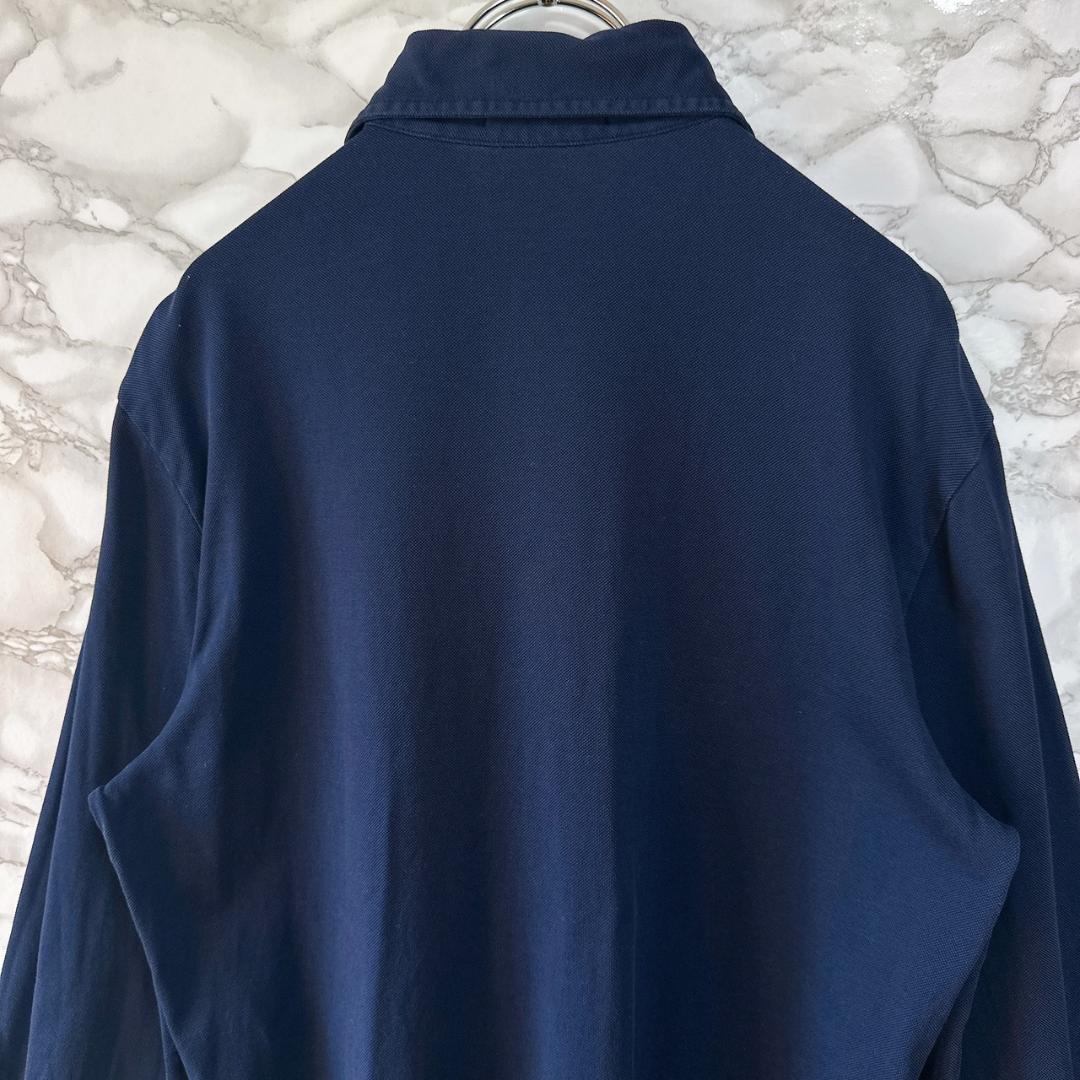 Ralph Lauren コットン 長袖ポロシャツ Sサイズ パープルレーベル