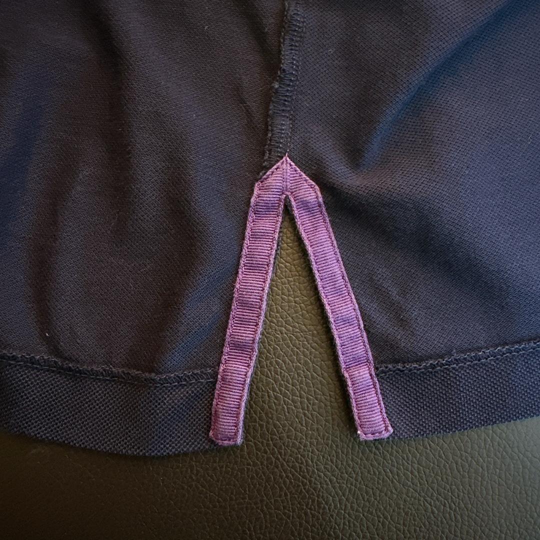 Ralph Lauren コットン 長袖ポロシャツ Sサイズ パープルレーベル