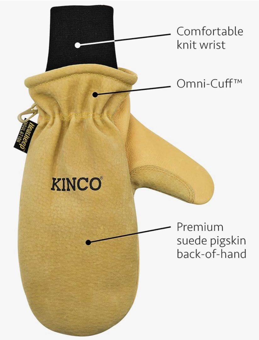 スキー・スノーボードアクセサリー Kinco -Premium Leather Work and Ski Mitt