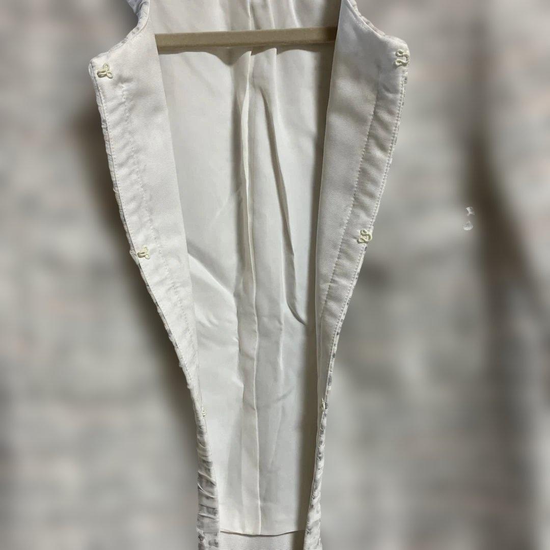 ☆美品[ANAYI ]ミックスツィードノーカラー　ジャケット　サイズ38