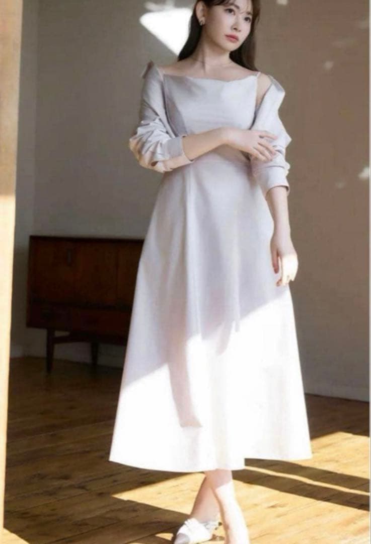 ワンピース Herlipto Draped Shirt Dress Set