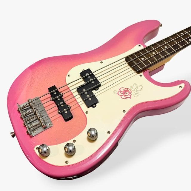 【希少】GYPSY ROSE プレシジョンベース ピンク ラメ入 女性向けベース