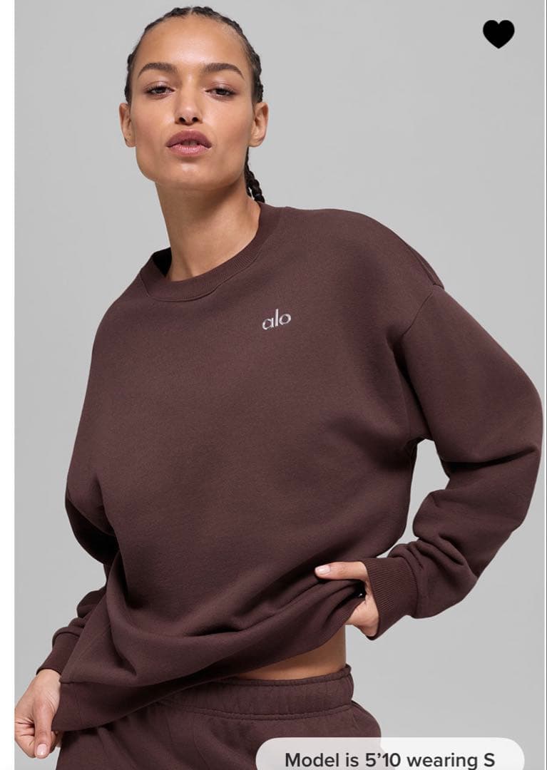 alo スウェット トレーナー Accolade クルーネック プルオーバーXS