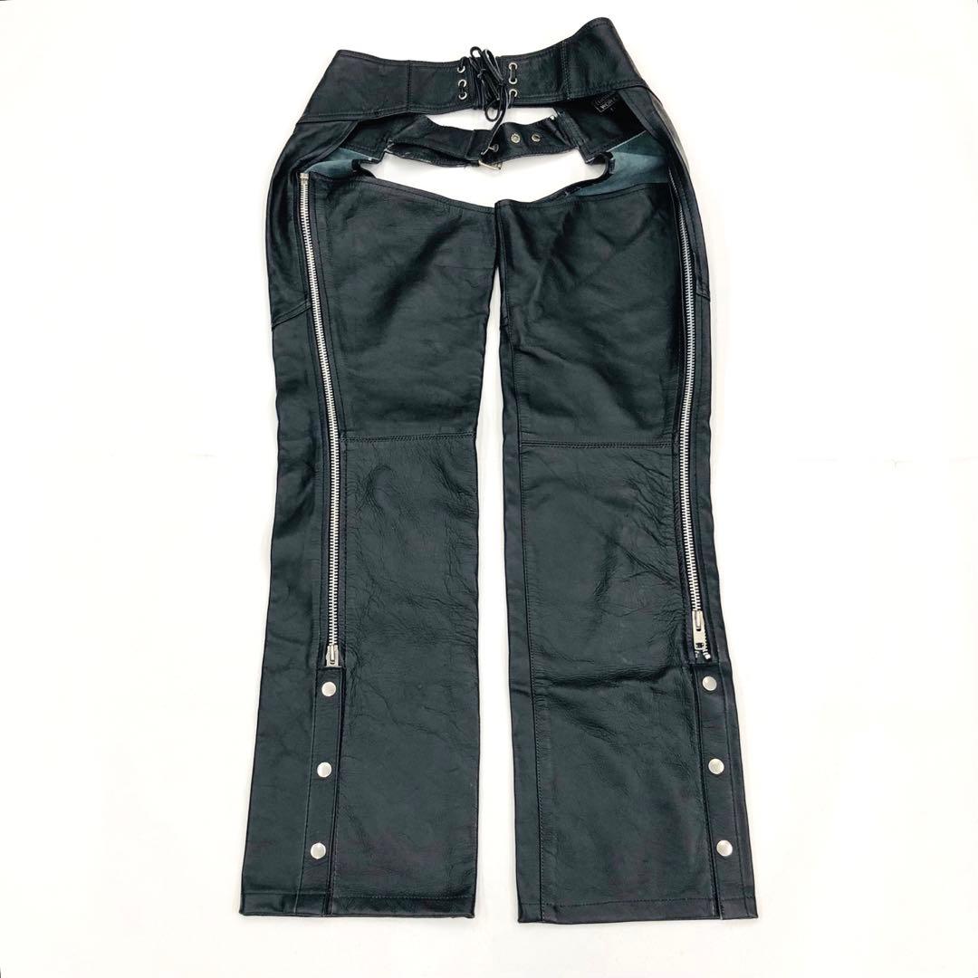 ★1473 ホーンワークス　レザーチャップス　オーバーパンツライディング　牛革