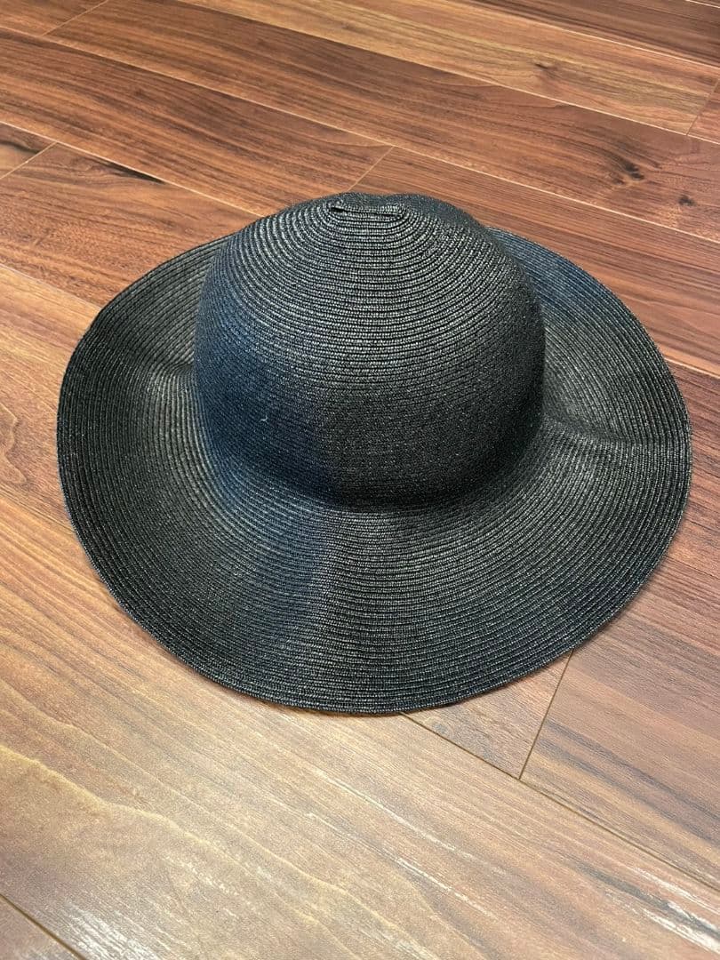 ヨーガンレール　麦わら帽子　黒