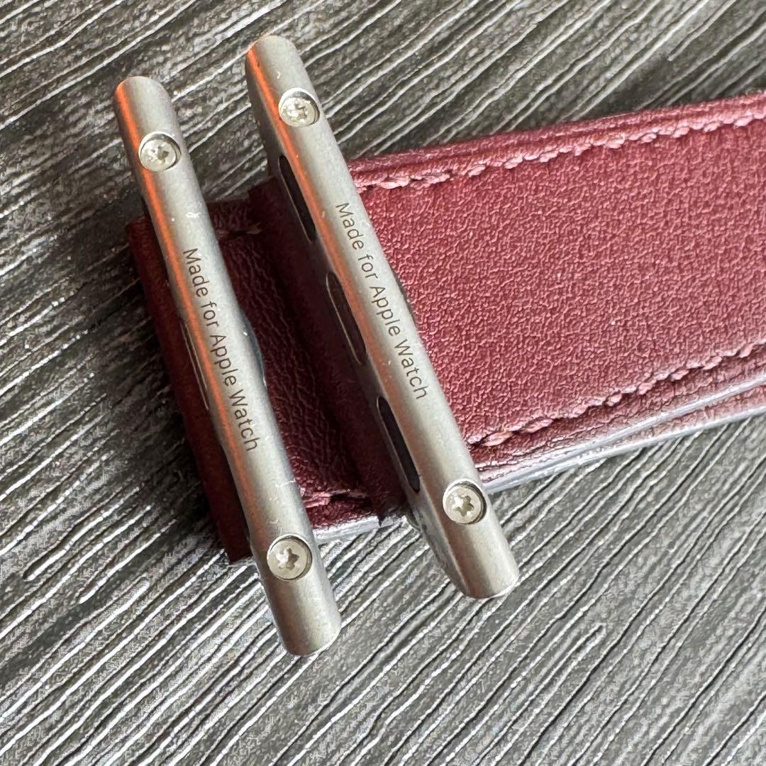 2596 ほぼ未使用　Apple Watch エルメス　ボルドードゥブルトゥール