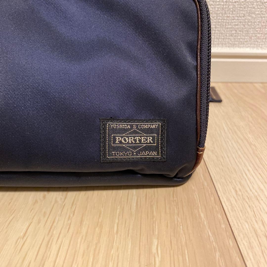 ポーター　PORTER ネイビー ウェストポーチ　ボディバック