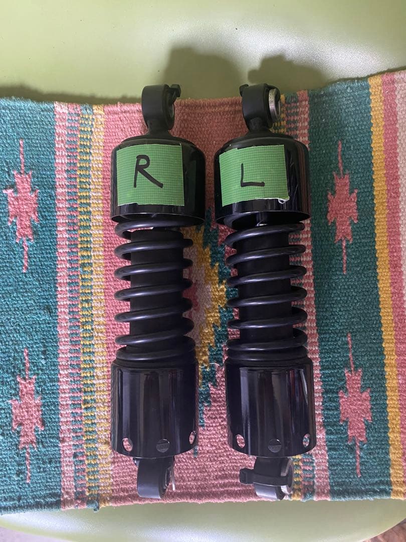 ガレージT&F ツインサスペンション 265mm ブラック ドラッグスター250