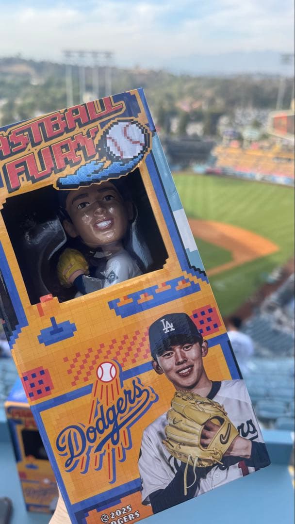 【非売品】8/4 球場配布品 佐々木朗希 ドジャースボブルヘッド MLB LAD