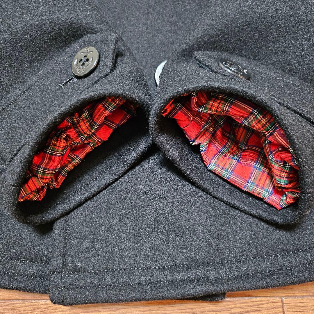[美品]フレッドペリー FREDPERRY Pコート Mサイズ 内側チェック