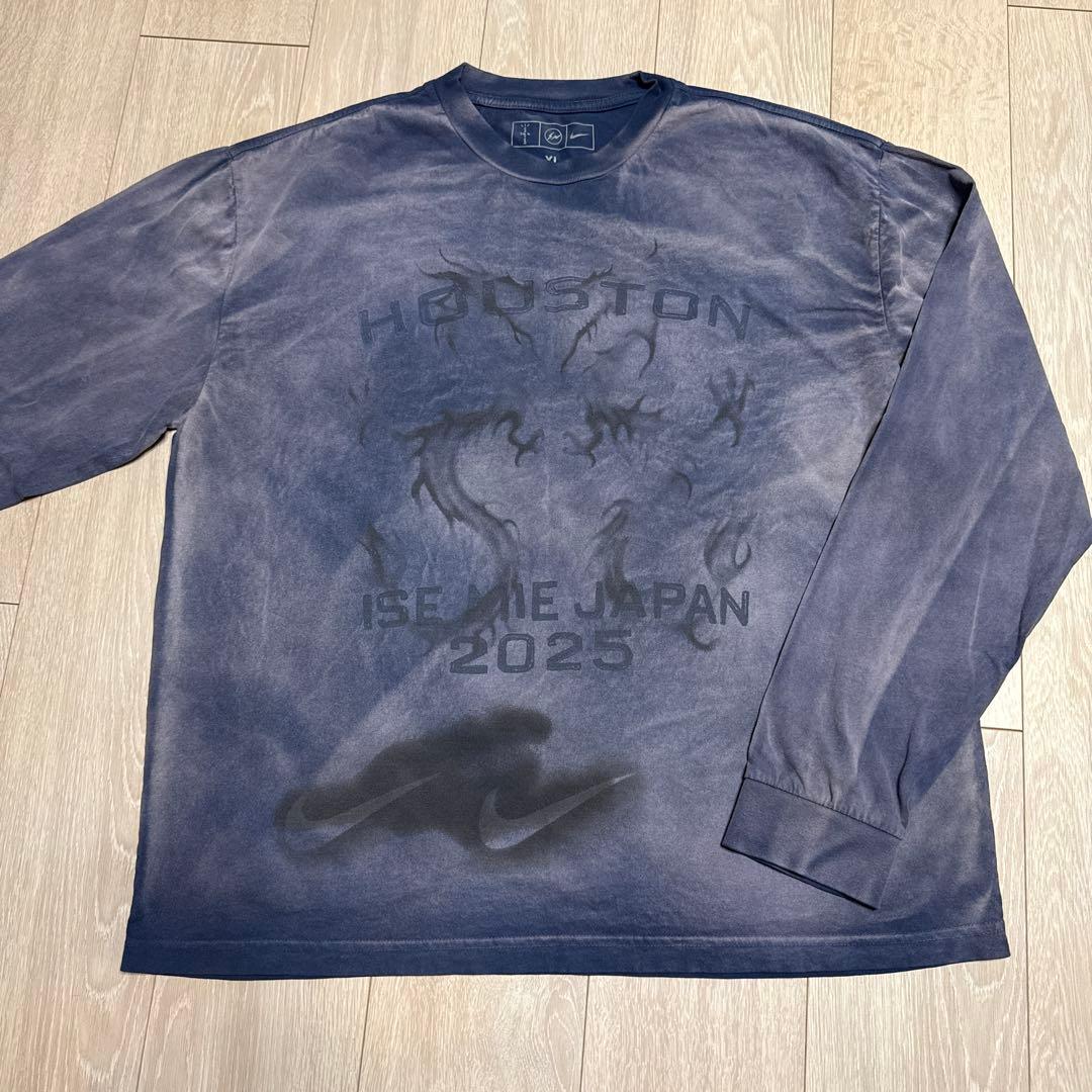 【限定品】Travis Scott × fragment × NIKE ロンT