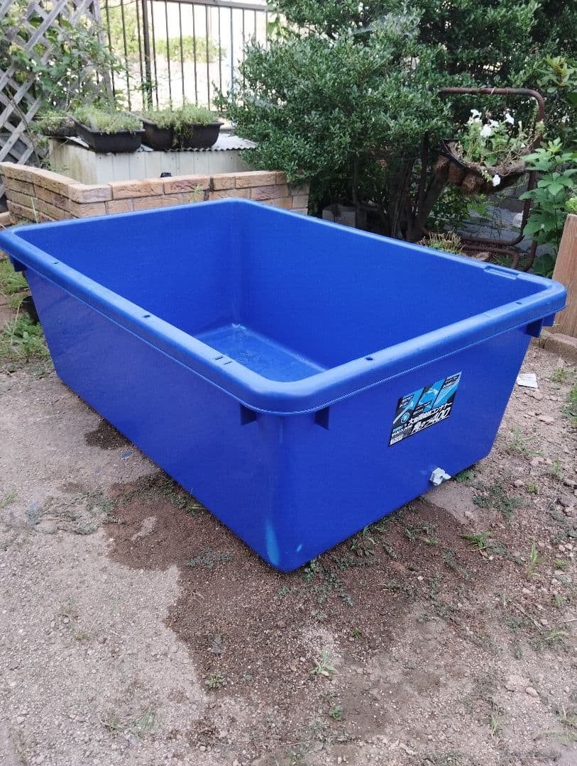 千葉県引き取り限定　角タブ400　大型プラスチック水槽