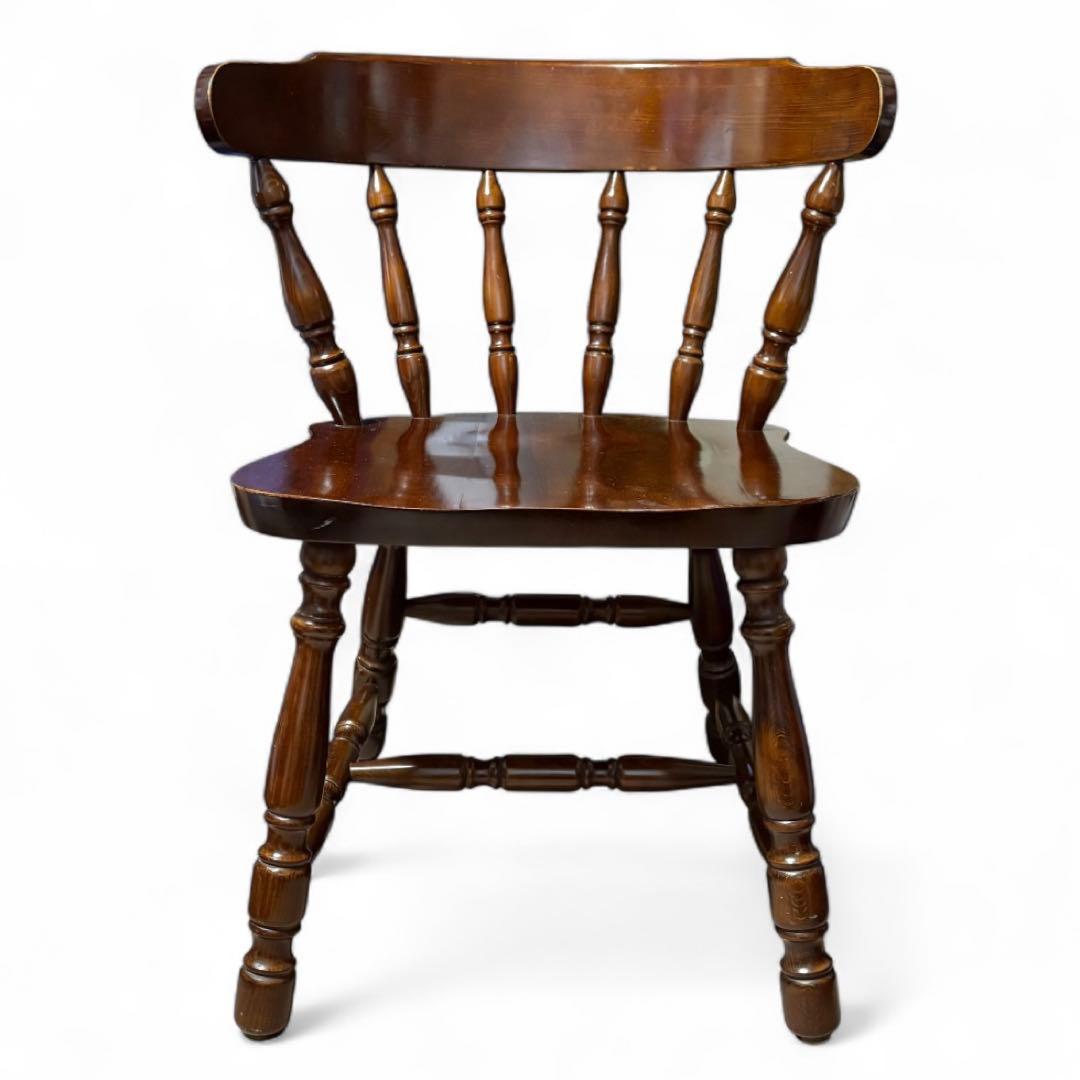 ①【4脚あり】柏木工 KASHIWA ウィンザーチェア　ダイニングチェア