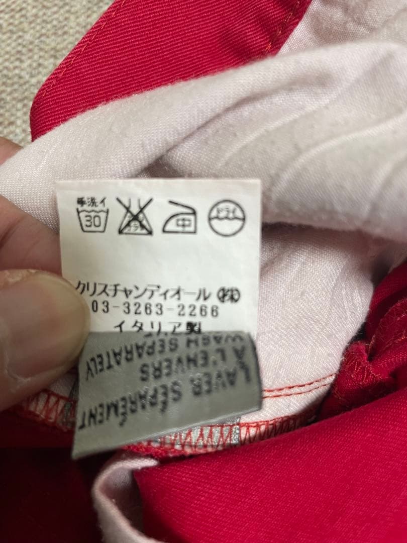 S*i様 Dior HOMME 赤 チノパン 29 エディ期