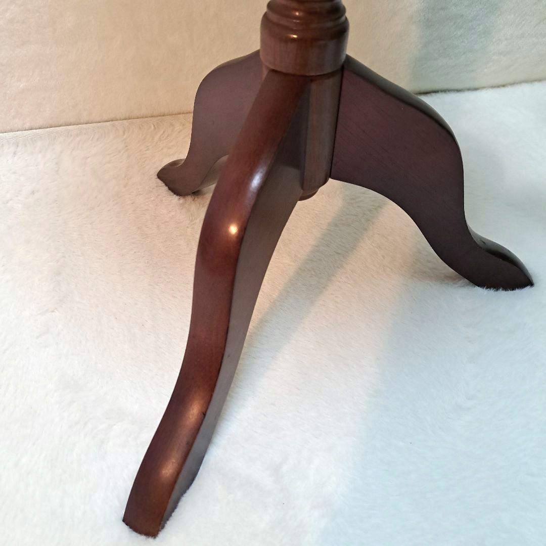 ヴィンテージ 大理石 サイドテーブル クラシック 猫足 アンティーク　グリーン