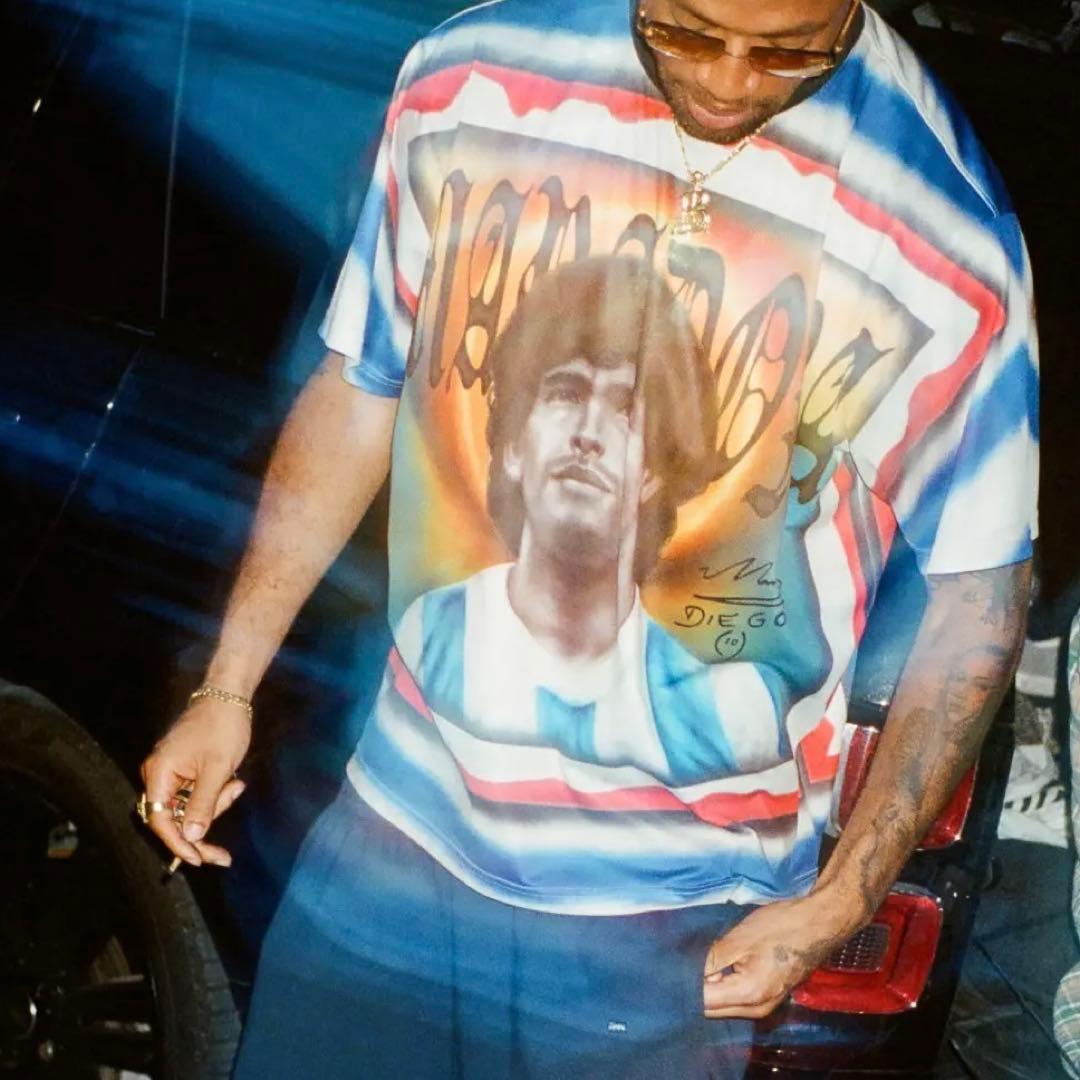 トップス Supreme Maradona Soccer Jersey