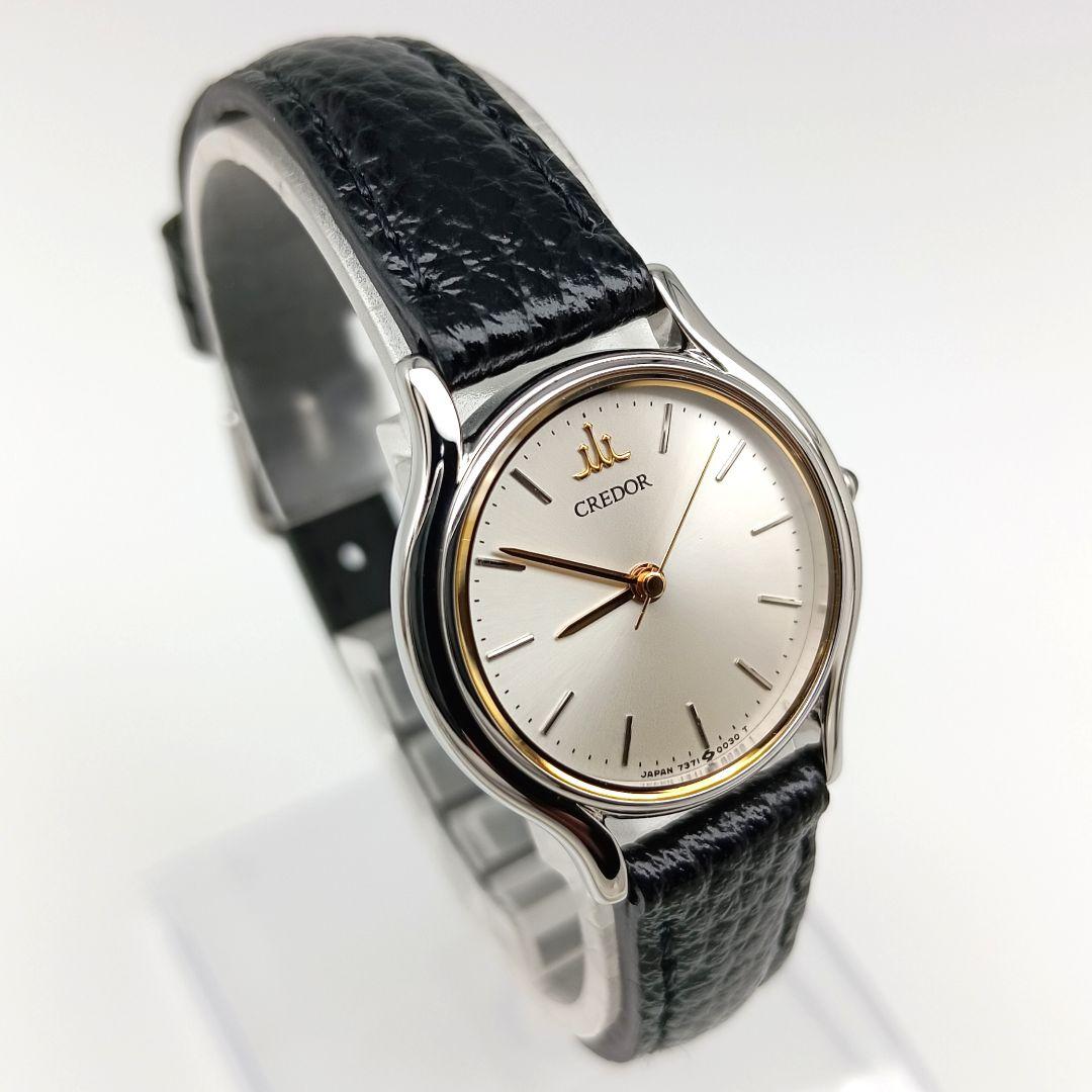 【極美品】セイコー　クレドール　レディース腕時計　aA5J-10