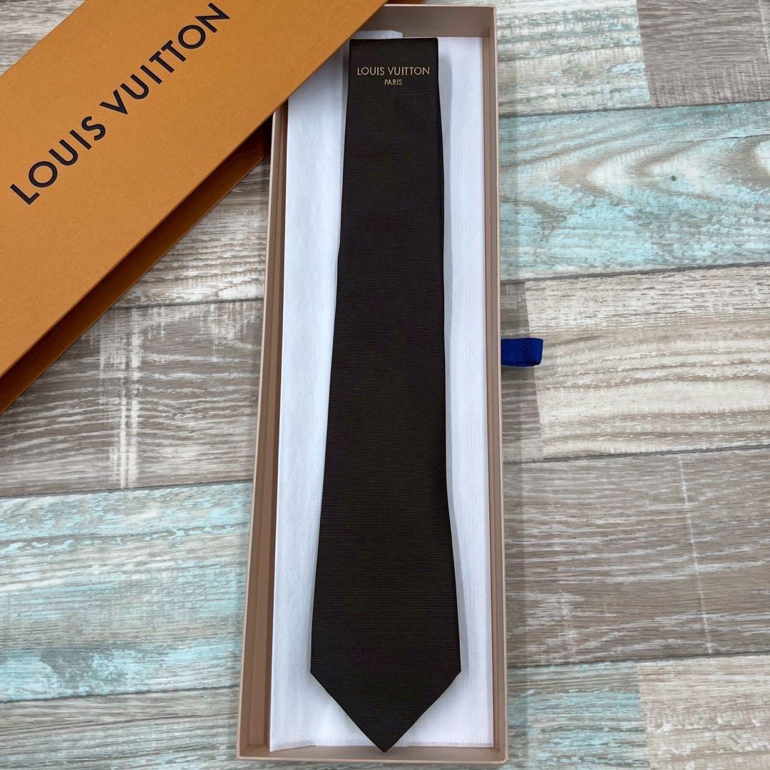 LOUIS VUITTON 　ルイヴィトン　ネクタイ　LV　マルティエ　ブラウン