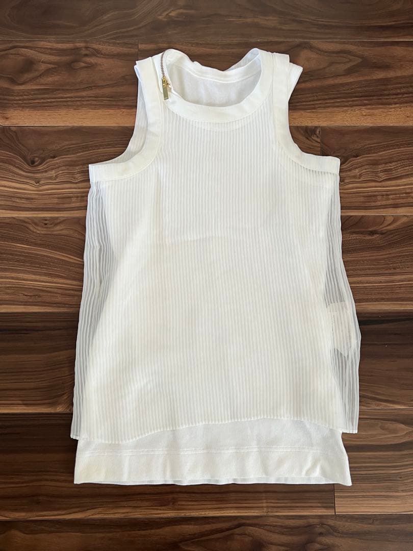 sacai ノースリーブ タンクトップ size 1