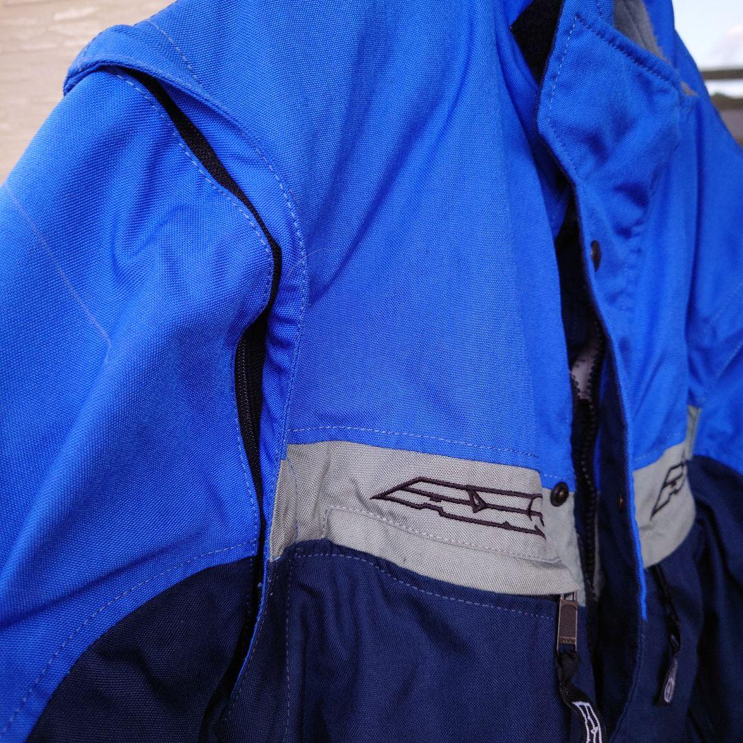 バイクジャケット AXO　RACING ロゴ入り 青