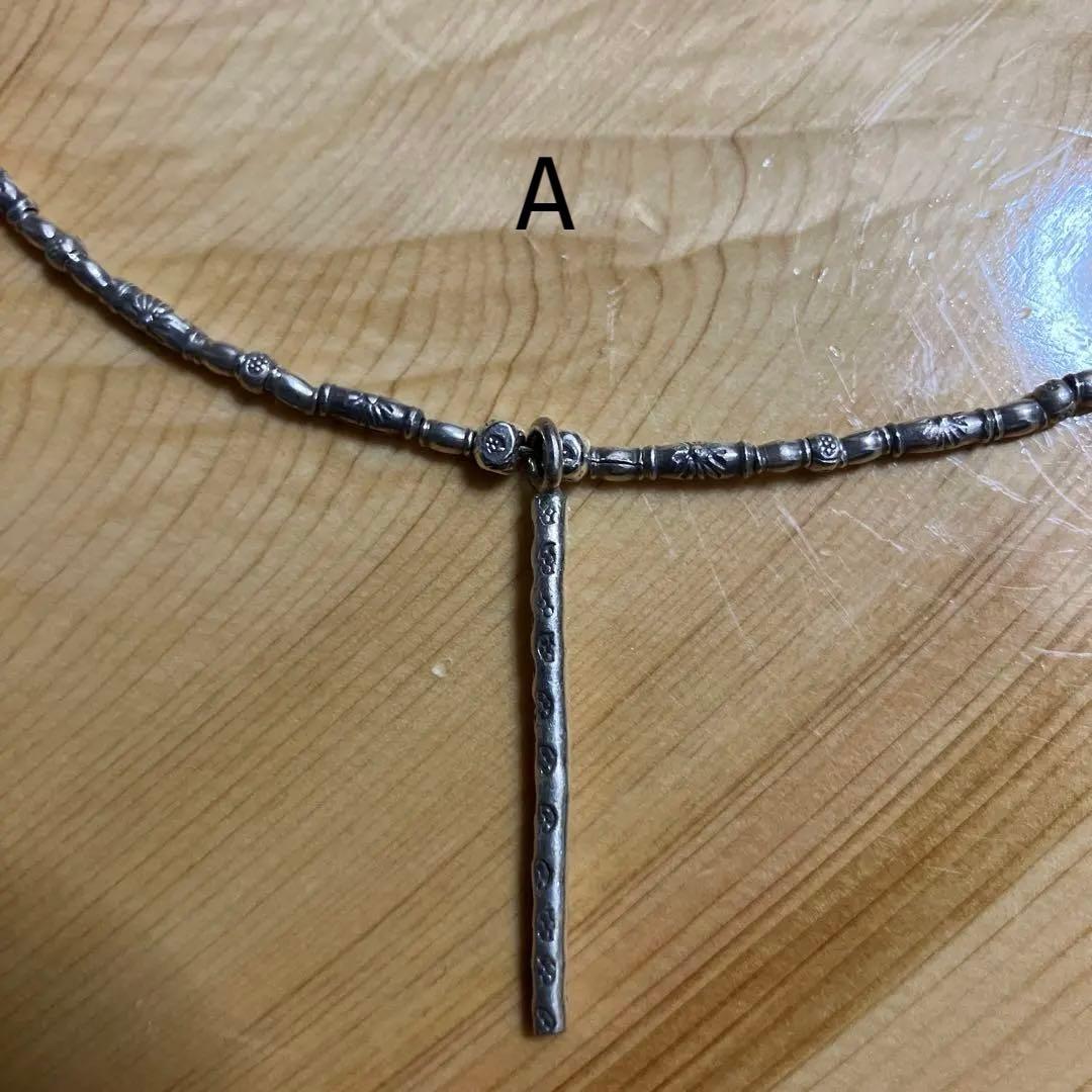 御専用　45cm＋5cmカレンシルバーネックレス