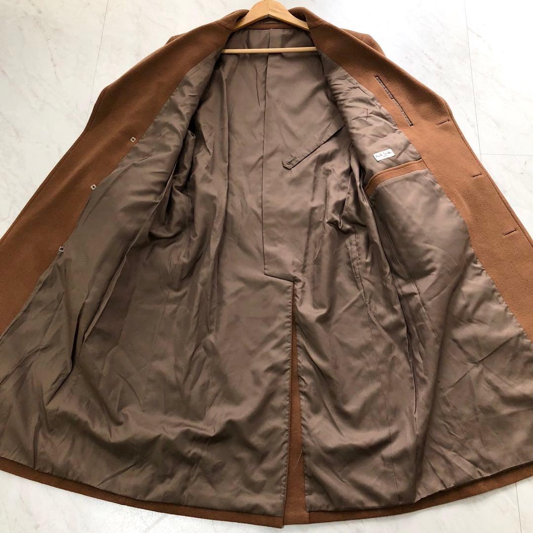Paul Smith ポールスミス カシミヤ ダブルチェスターコート ベルト付き