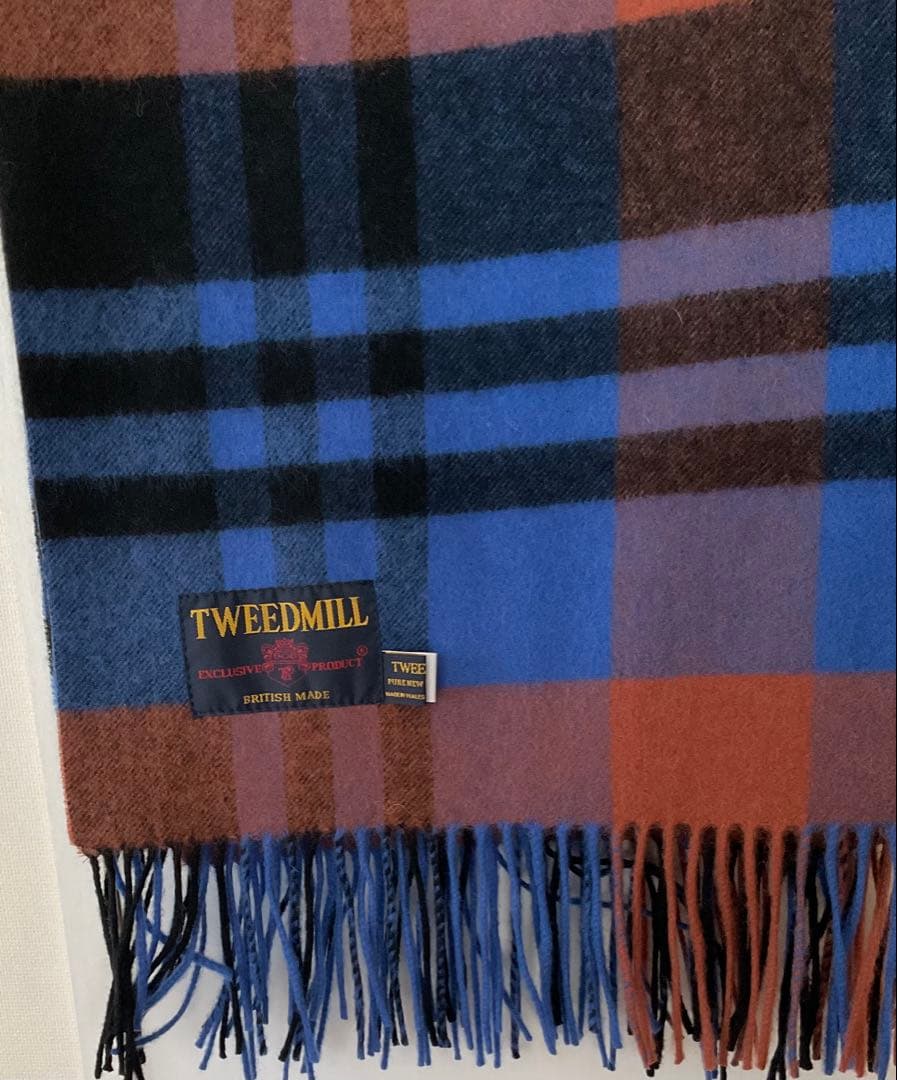 ツイードミル　　s check ブラウン系