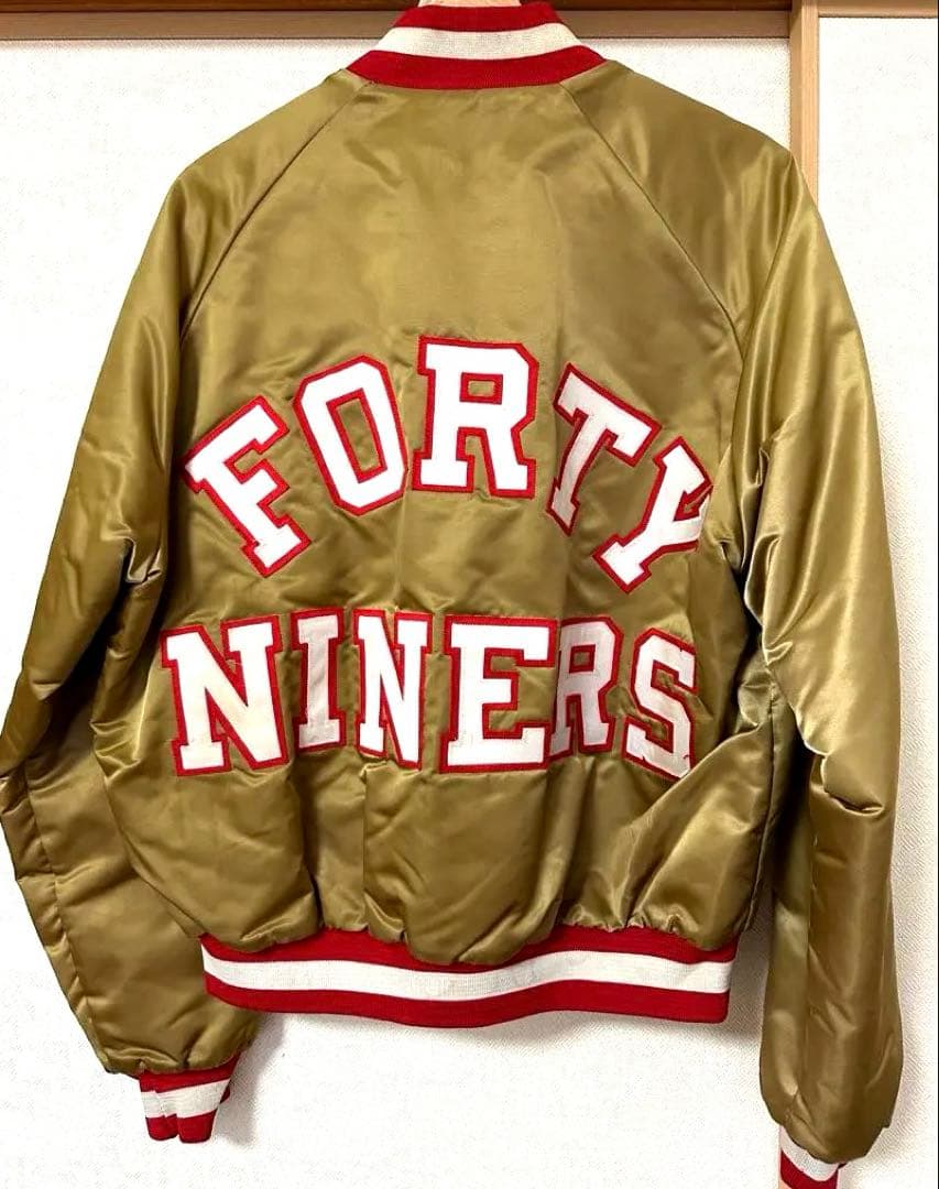 90s chalk line 49ers スタジャンUSA製 長瀬智也着用