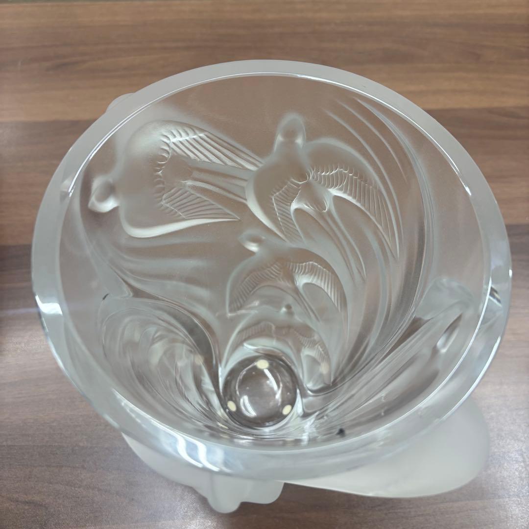 ラリック 花瓶 マルティネット Martinets フラワーベース 鳥