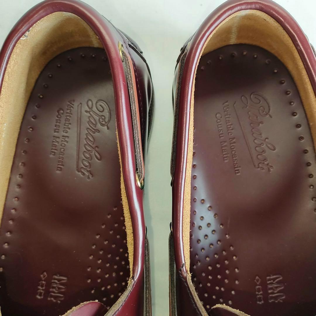 パラブーツ/BARTH/デッキシューズ/マリンシューズ/ボルドー/26.5cm