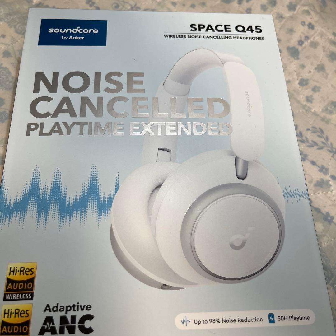 【本体美品】Anker Soundcore Space Q45 ホワイト