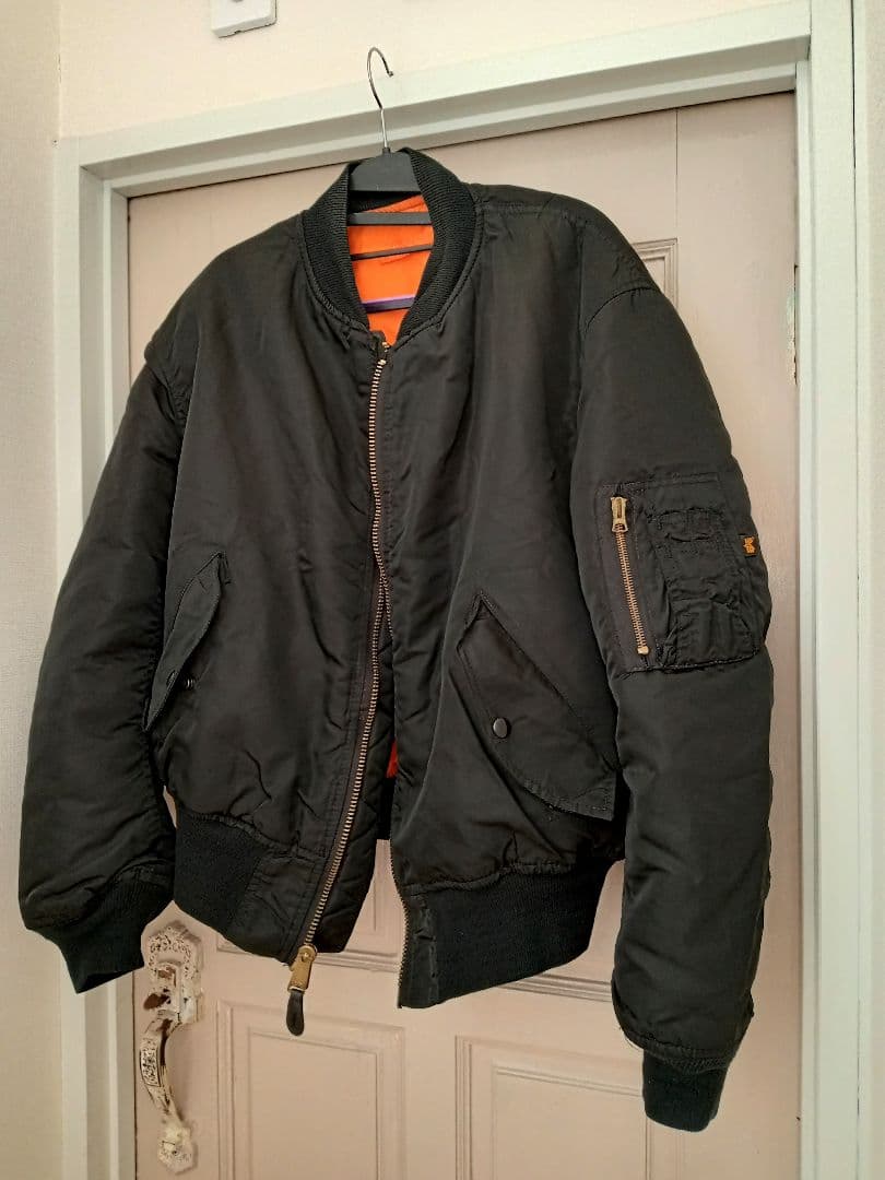 90s USA製 ヴィンテージ　 ALPHA MA-1 極美品